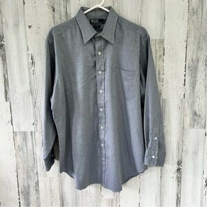 Polo By Ralph Lauren Men’s Andrew 100% Cotton Button Down Shirt Size 17 32-33